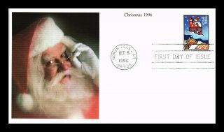 Dr Jim Stamps Us Christmas Santa Claus First Day Cover Mystic North Pole