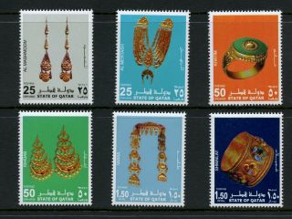 Q928 Qatar 2003 Art Jewelry Gold 6v.  Mnh