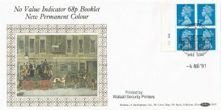 (32945) Gb Benham Fdc D163 2nd Walsall Cylinder Booklet London Sw1 1991