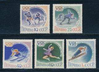 Russia - Squaw Valley Olympic Games Mnh Set (1960)