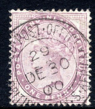 1881 1d Lilac 16 Dots Sg172 Die Ii Spec K8 (1) Good Field Post Cancellation