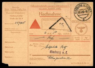 Mayfairstamps Germany 1943 Marburg Postal Card Stationery Wwb93765