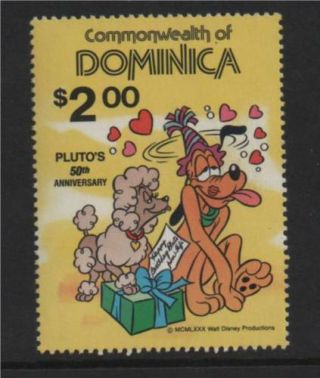 Dominica 1981 Walt Disney Sg 740 Mnh