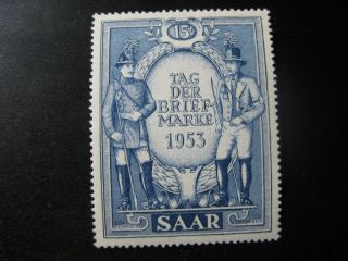 Saar Saarland Mi.  342 Mnh Stamp Cv $10.  25