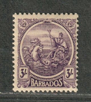 Barbados Sc 161 M/h/f - Vf,  Cv.  $25