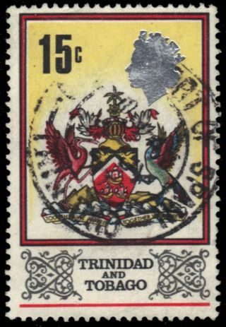 Trinidad & Tobago 151 (sg346a) - Coat Of Arms " 1969 Printing " (pa93921)