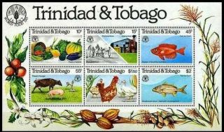 Republic Of Trinidad & Tobago - 1981 - World Food Day - Mnh Souvenir Sheet - 353a