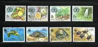 St Kitts - - 2 Commemorative Complete Sets From 1995 - - Cv $8.  60