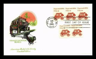 Us Cover Stagecoach Transportation Series Fdc House Of Farnum Cachet