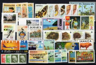 P123733/ Jamaica Stamps – Lot 1981 - 2008 Mnh 106 E