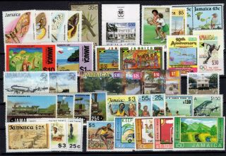 P123731/ Jamaica Stamps – Lot 1980 - 2008 Mnh 118 E