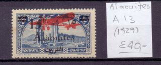 Alaouites 1929.  Air Mail Stamp.  Yt A13.  €40.  00