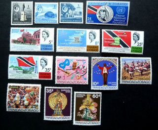 Trinidad & Tobago Qeii 1960 - 8 Royal Visit Carnival,  Various Others L M/m