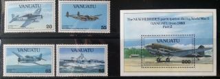 Vanuatu 560 - 564 Complete Set 1992 Mnh