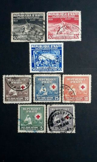 Haiti Old Stamps As Per Photo.  Very