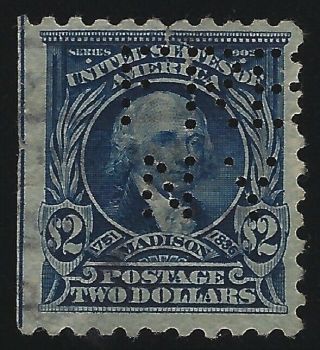 Us Stamps - Sc 479 - S.  E. ,  Perfin,  Faults - Filler  (a - 111)