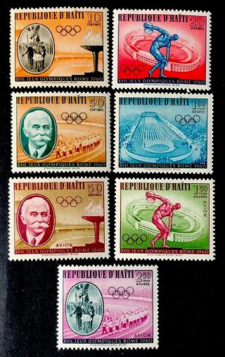Haiti Stamps Sc 462 - 465/c163 - C165 Mnh