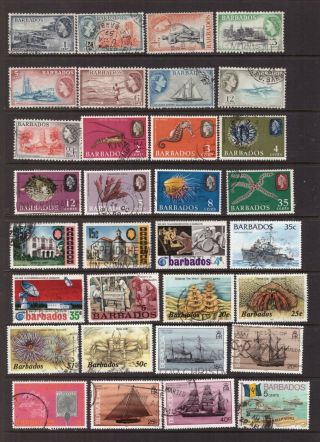 Barbados Stamps Selection