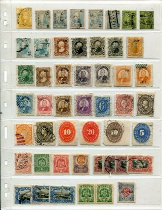 Very Old Stamps From Mexico 1856 - 1958 Starts With 2