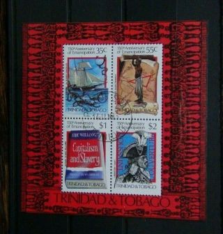 Trinidad & Tobago 1984 150th Anniversary Of Abolition Of Slavery Miniature Sheet