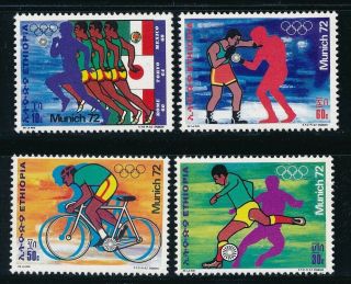 Ethiopia - Munich Olympic Games Mnh Set (1972)