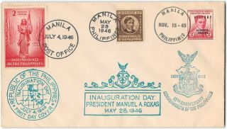Fdc Manila P.  I.  May 26,  1946 - Independence Day