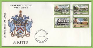 St Kitts 1991 University Of West Indies Set First Day Cover