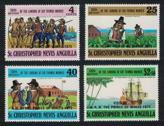 St.  Kitts - Nevis 300th Anniversary Of Sir Thomas Warner 