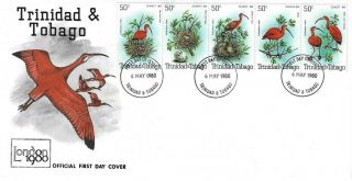 Trinidad & Tobago 1980 Scarlet Ibis First Day Cover