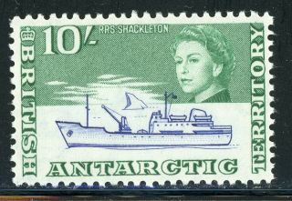 British Antarctic Territory Mlh (qeii) Selections: Scott 14 10sh Ship Cv$42,