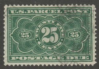 Usa Scott Jq5 Parcel Post Postage Due 25 Cent (jq5 - 1)