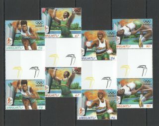 C1363 Vanuatu Sport Olympic Games Sydney 2000 Michel 13 Euro Gutter 2set Mnh