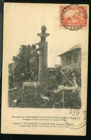 (se152) Haiti Stationery 1924 To Guantanamo Selten Destination Cancellation