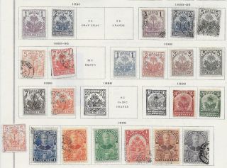 22 Haiti Stamps From Quality Old Album 1891 - 1898