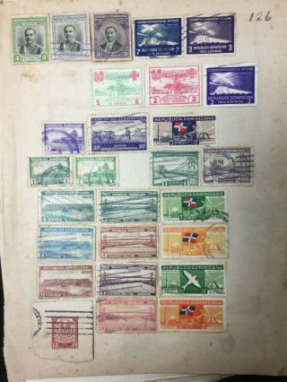 TREASURE COAST TCStamps 60,  Pages of Dominican republic Postage Stamps 231 5