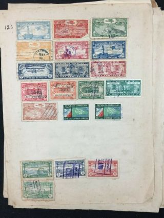 TREASURE COAST TCStamps 60,  Pages of Dominican republic Postage Stamps 231 6