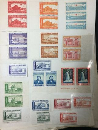 TREASURE COAST TCStamps 60,  Pages of Dominican republic Postage Stamps 231 7