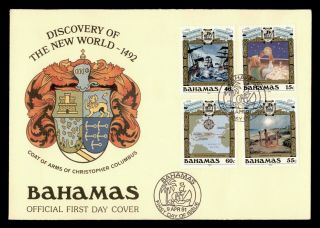 Dr Who 1991 Bahamas Christopher Columbus Fdc C133084