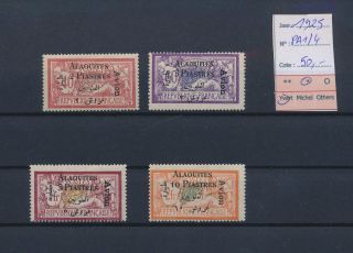 Lk80301 France Alaouites 1925 Airmail Overprint Mh Cv 50 Eur