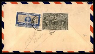 Mayfairstamps Haiti 1950 Port Au Prince Airmail Cover Wwb83115