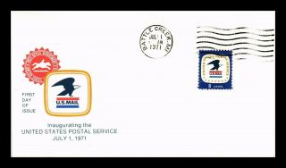 Dr Jim Stamps Us 7171 Postal Service First Day Cover Battle Creek Michigan