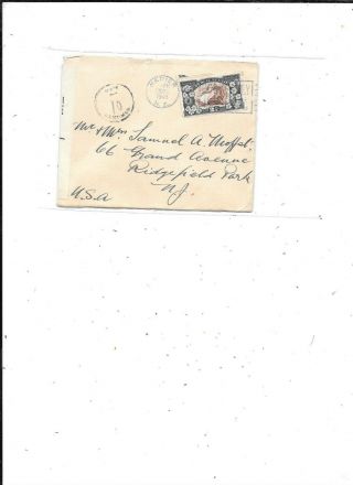 Zealand Censored Postage Due Cover To Us 1943