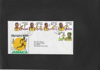 1980 Jamaica - Olympics 1980 - Stamps Fdc