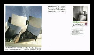 Dr Jim Stamps Us Walt Disney Concert Hall Modern Architecture Fdc Cover