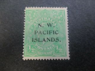 N.  W Pacific Island Stamps: 1/2d Green Kgv (g330)
