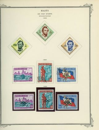 Haiti Scott Specialty Album Page Lot 44 - Air Post - See Scan - $$$