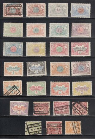 Belgium Selection Of Parcel Post Railway Stamps 1