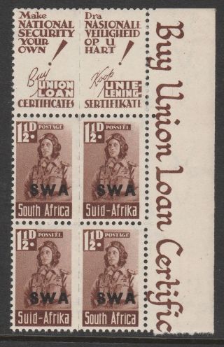 S.  W.  A.  1942 1½d With 