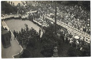 Russia White Army Wrangell Military Parade 1925 Kotor Montenegro Postcard