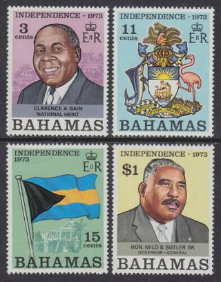 Bahamas - 1973 Independence (4v) - Um / Mnh